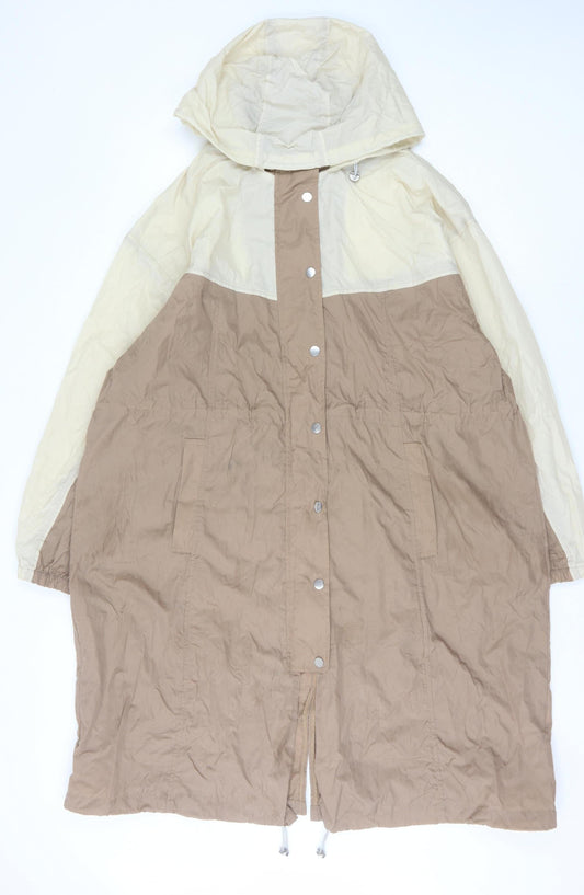 Womens UK Size 14 NEXT Beige Parka Coat