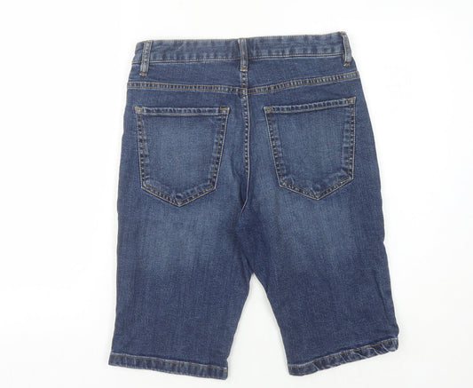 Next Men's Blue Denim Chino Shorts