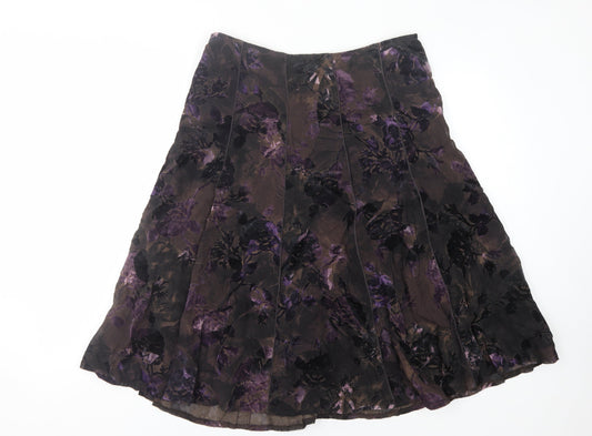 Per Una Women Multicoloured Floral Skirt Size 14