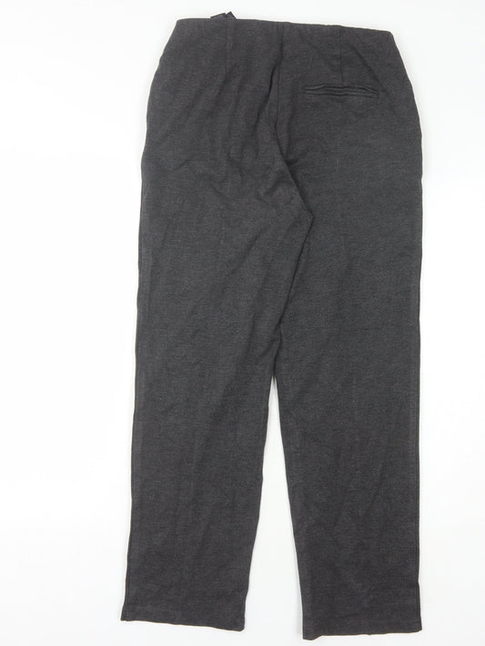 Womens UK Size 8 Marks and Spencer Regular Fit Casual Workwear Black Trousers