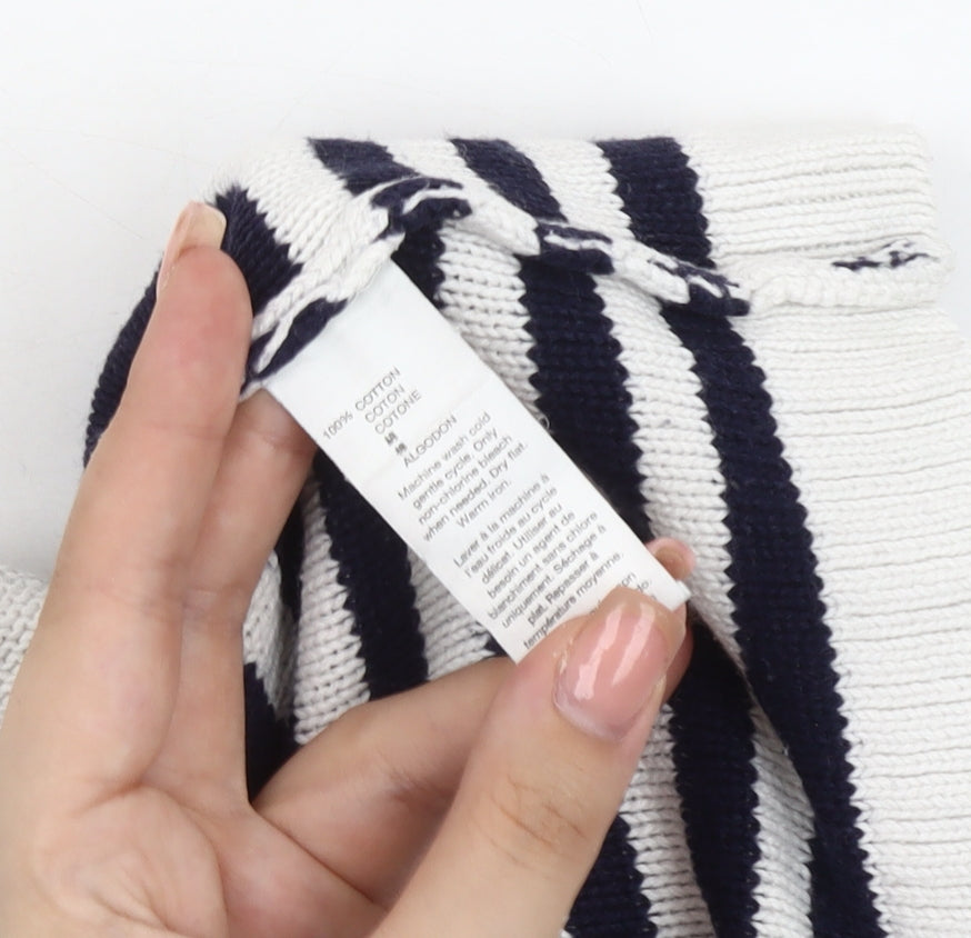 Gap Women's Multicoloured Striped Pullover Jumper S