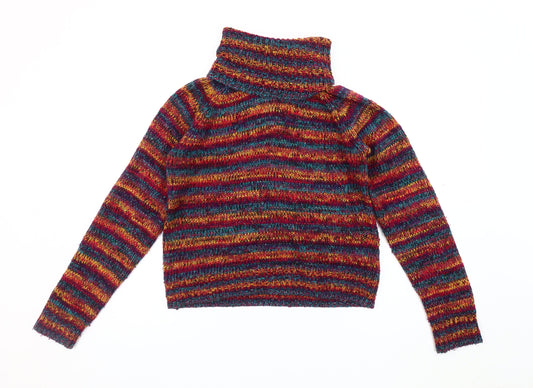 Womens UK Size M QED London Multicoloured Pullover Jumper