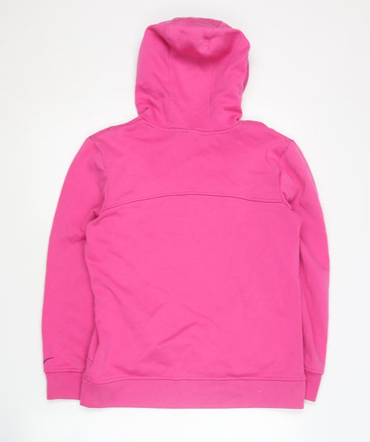 Womens UK Size 10 LA Gear Pink Pullover Hoodie
