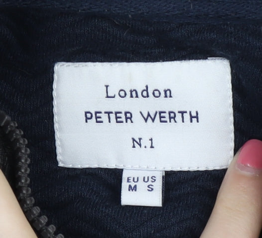 Mens UK Size M Peter Werth Black Basic Jacket