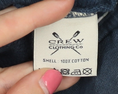 Brand and care label for Crew Clothing Women's Blue, size 8, Sweatshirt