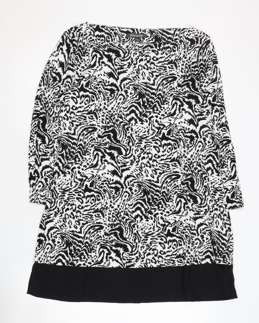 Bonmarché Women's Multicoloured Animal Print Dress Size 16