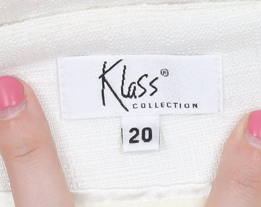 Klass Collection Women's Ivory Skirt Size 20