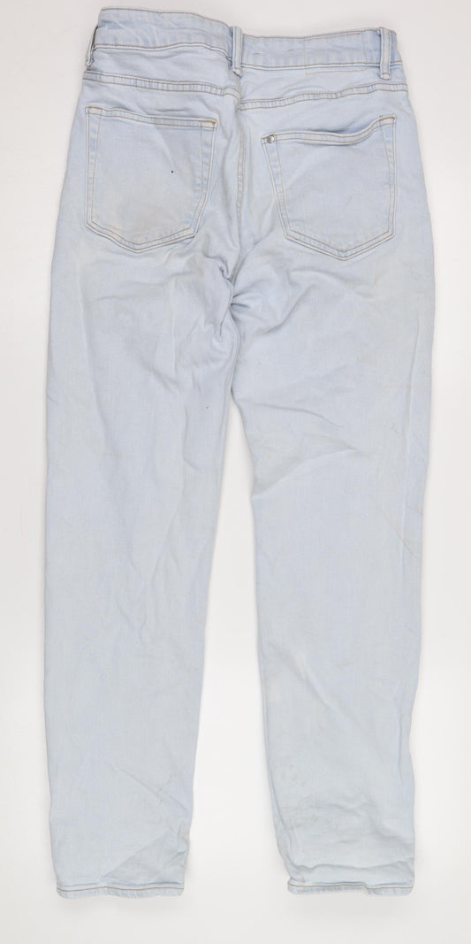 Mens UK Size 29 H&M Regular Fit Straight Blue Jeans