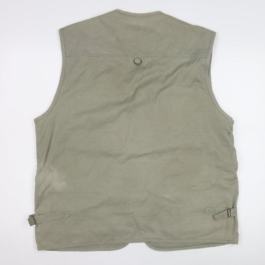 Mens UK Size 3XL Dress Town Green Gilet