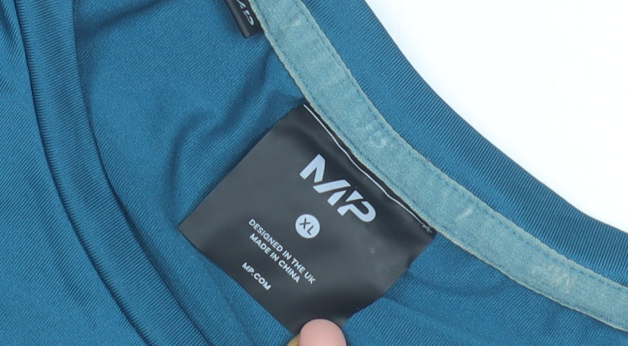 MP Men's Blue XL Tank Top Sleeveless Activewear