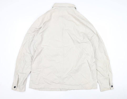Mens UK Size XL H&M Beige Basic Jacket