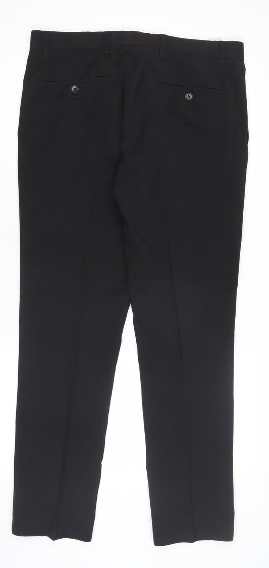 Next Men's Black Dress Pants 34 Waist Size