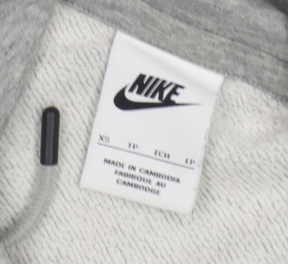 Nike Women's Grey Pullover Hoodie XS - Sports & Casual