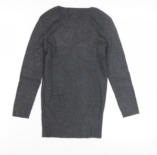 Womens UK Size 8 Marks and Spencer Grey Pullover Jumper