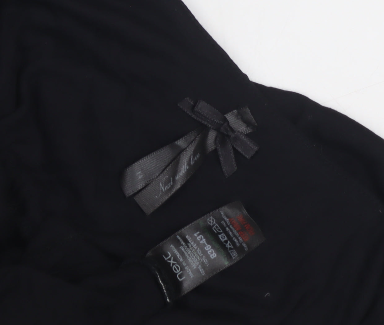 Next Women’s Black Maxi Dress, Size 8, Summer Casual