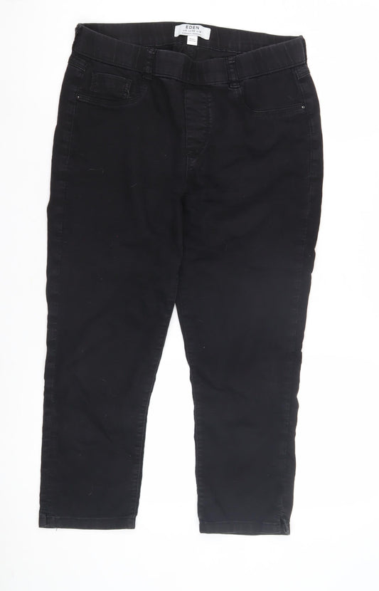 Additional front view of Dorothy Perkins Women's Black Jeans, size 12