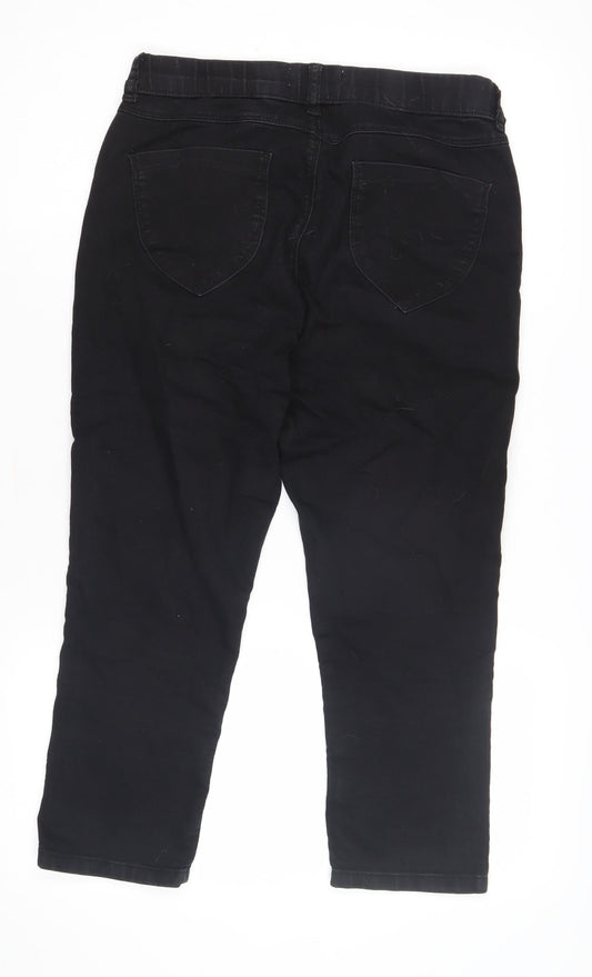 Dorothy Perkins Women's Black Jeans Size 12