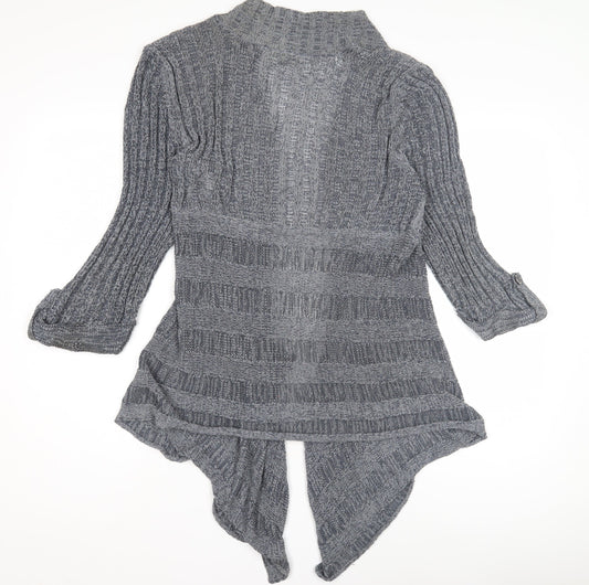 Womens UK Size L Wallis Grey Cardigan Jumper