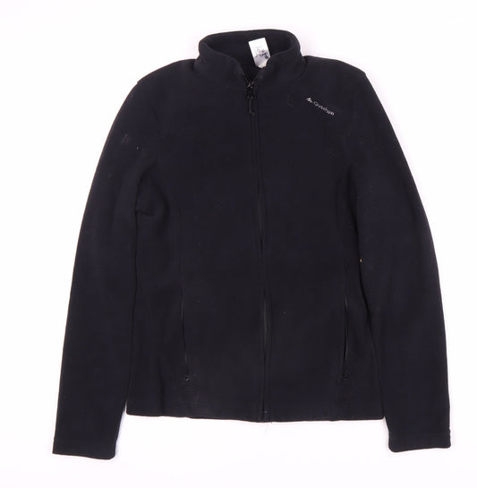 Womens UK Size S DECATHLON Black Basic Jacket