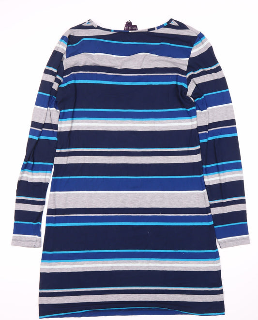 Long Tall Sally Women's Multicoloured Striped Shift Dress M