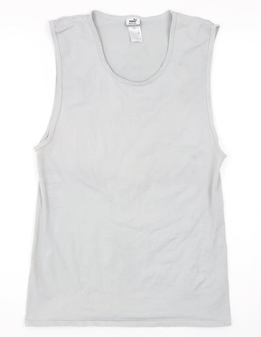 Mens UK Size XL PUMA White Gym & Training Tank