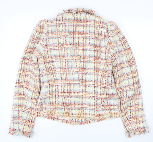 River Island Women’s Multi Blazer 10 Plaid