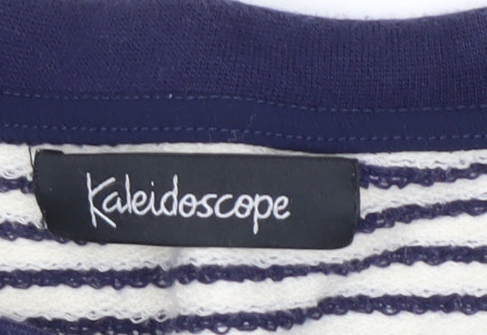 Kaleidoscope Women's Striped 3/4 Sleeve Top