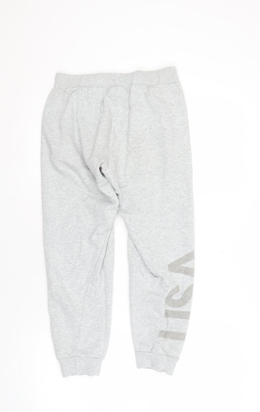 USA Pro Women's Grey Jogger Trousers, Size 10, Gym