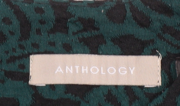 Womens UK Size 16 Anthology Multicoloured Basic Blouse