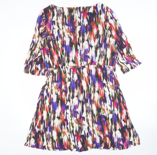 French Connection Women's Multicoloured Dress Size 16