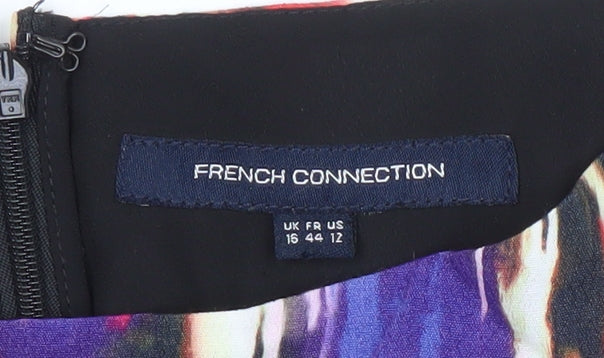 French Connection Women's Multicoloured Dress Size 16