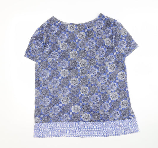 Womens UK Size 14 RJR John Rocha Blue Basic Blouse