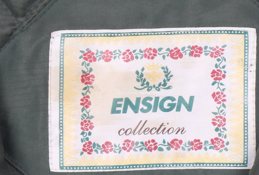 Womens UK Size 14 Etam Green Parka Coat