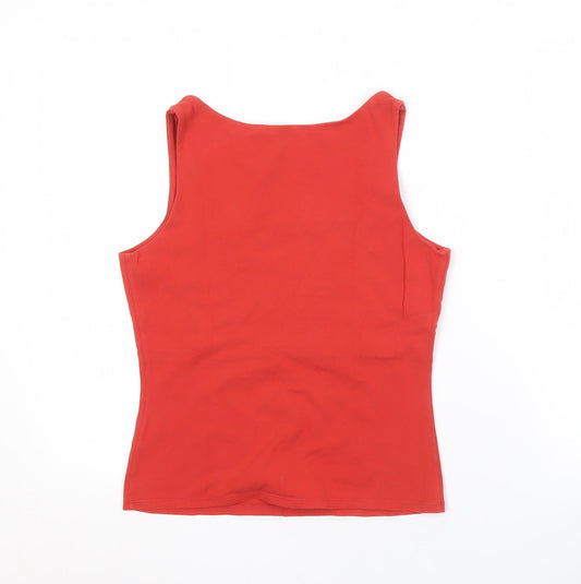 Fenn Wright Manson Women's Red Cotton Tank Top Size 10