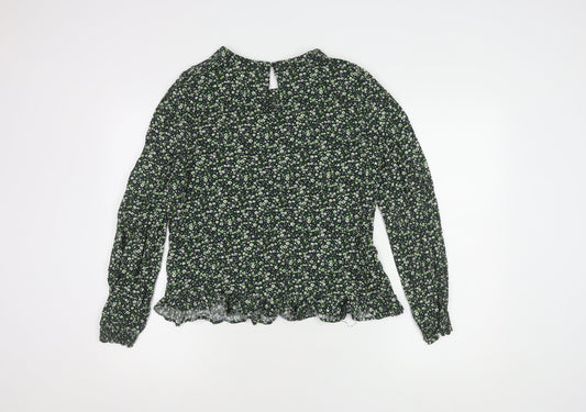Womens UK Size 14 NEXT Multicoloured Basic Blouse