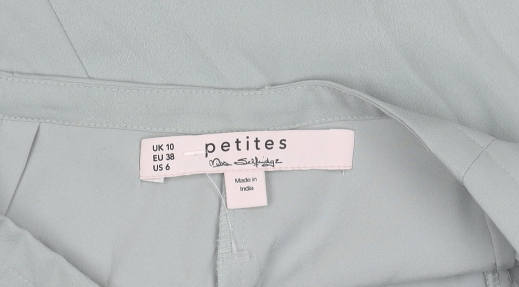 Miss Selfridge Petites Grey Lace Accents Women's Shorts