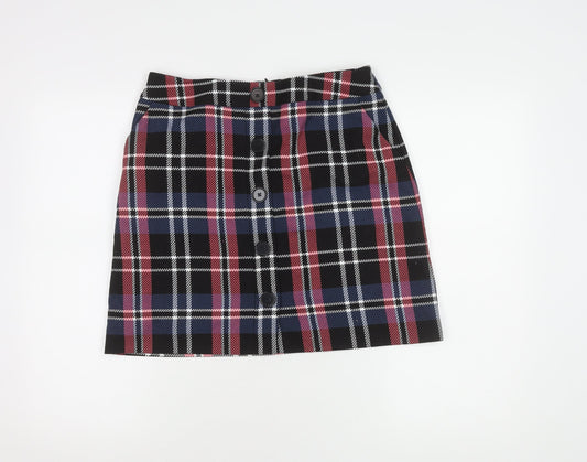 Marks and Spencer Women's Multicoloured Plaid Skirt Size 12