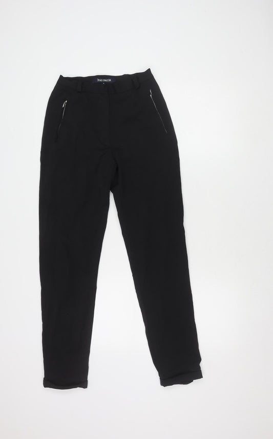 French Connection Women's Black Ankle Trousers Size 8