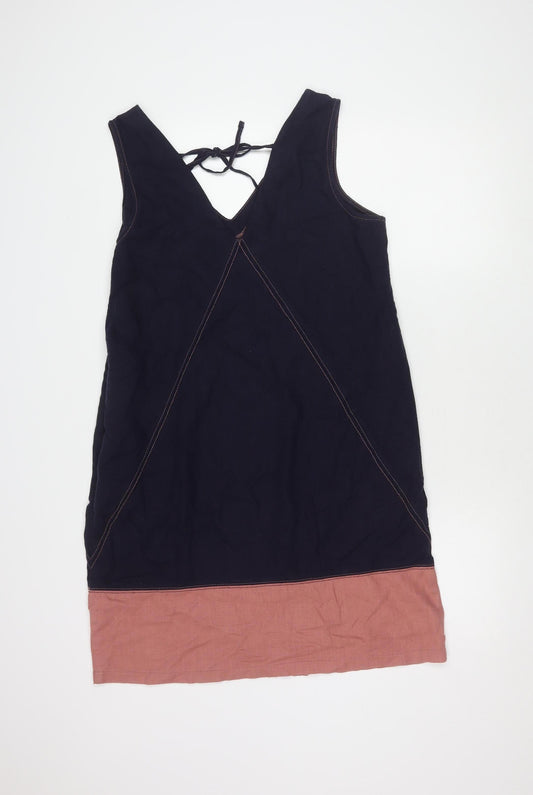 Next Women's Pink Colourblock Tie Dress