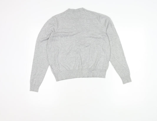 Womens UK Size 14 Marks and Spencer Grey Cardigan Jumper