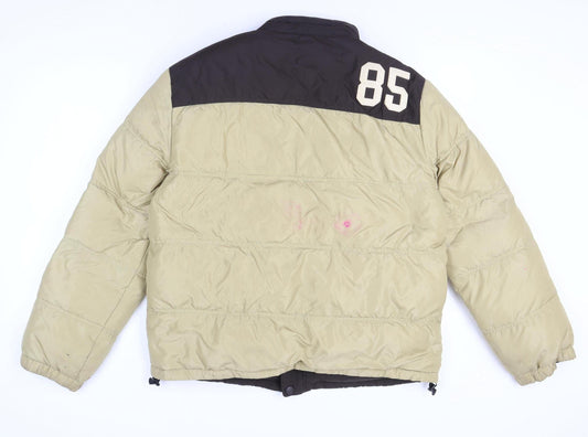 Mens UK Size XL Tommy Hilfiger Beige Puffer Jacket