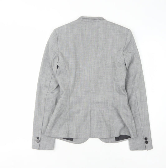 Zara Basic Women's Grey Blazer, Size 6, Business Casual