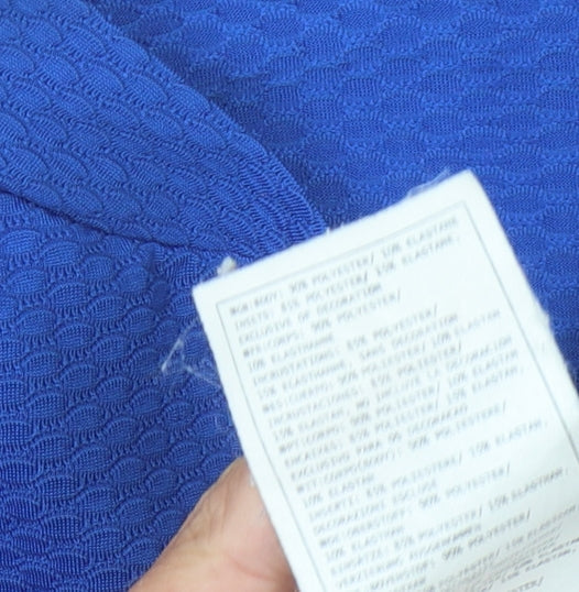 Nike Men's Blue Cycling Jersey T-Shirt, Size L, Lightweight