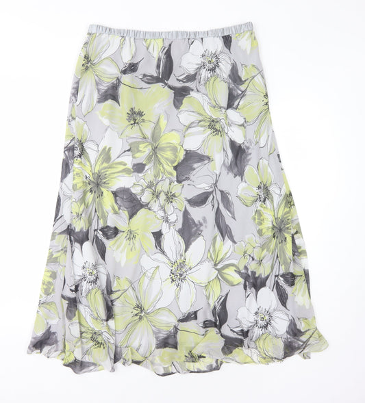 Jacques Vert Women's Floral A-Line Skirt Size 14