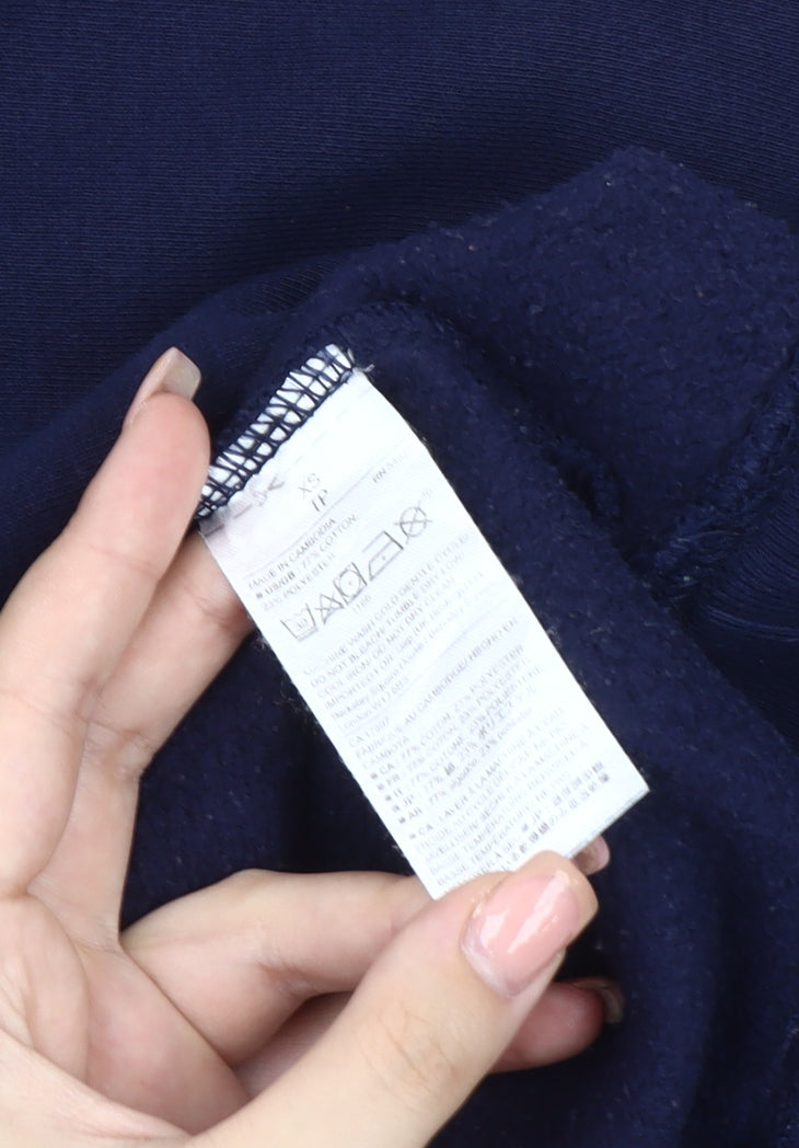 Mens UK Size XS Gap Blue Pullover Sweatshirt