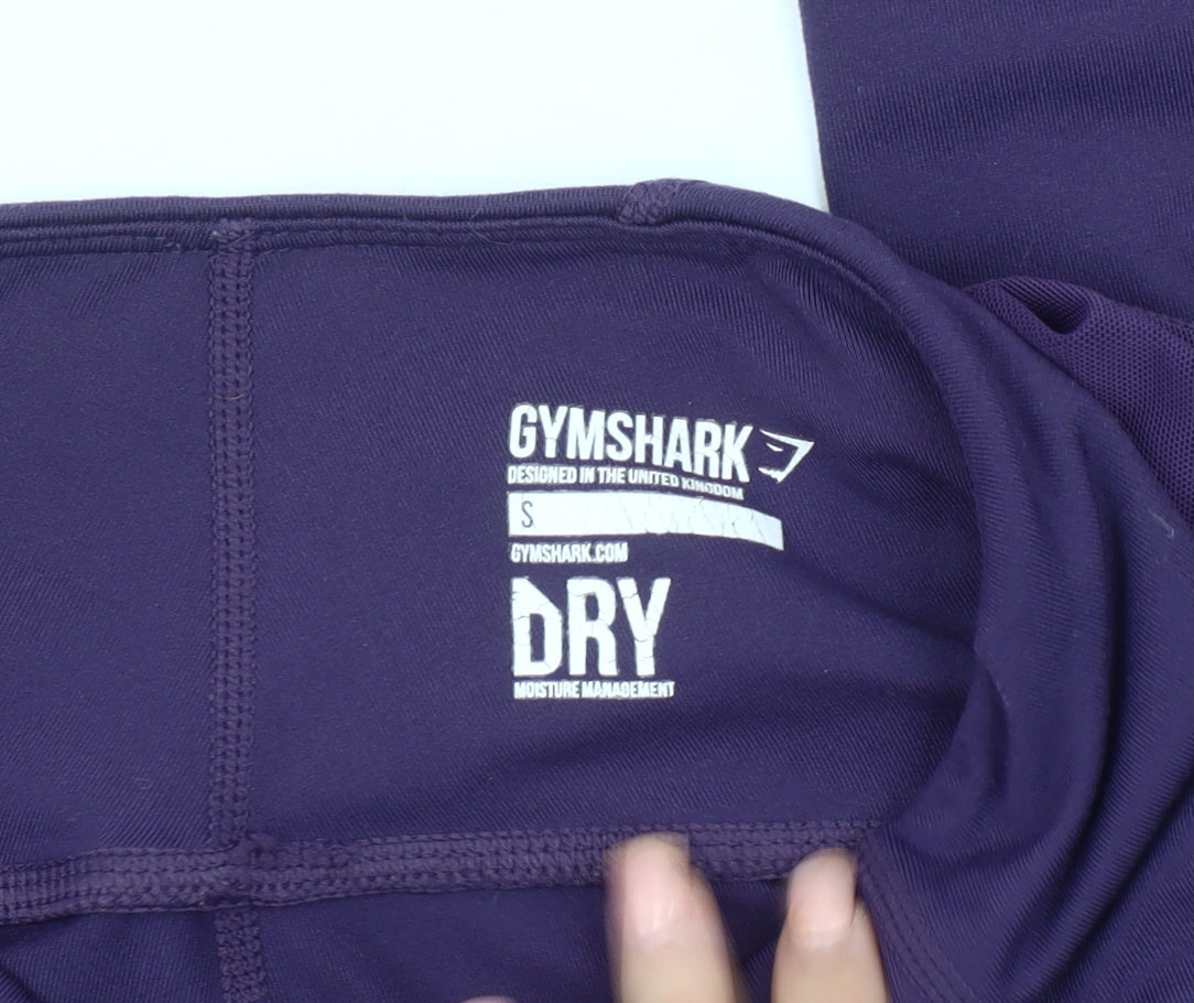 Gymshark Women's Purple Moisture Wicking Leggings S