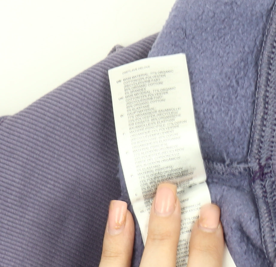 Adidas Women's Purple Logo Sweatshirt, Size 12, Pullover