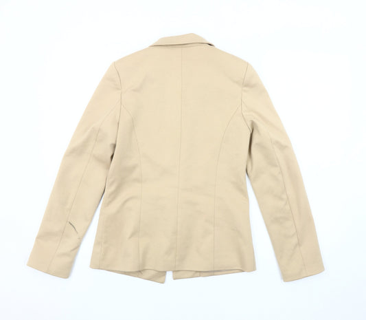 Oasis Beige Women's Blazer Size 10 Long Sleeve