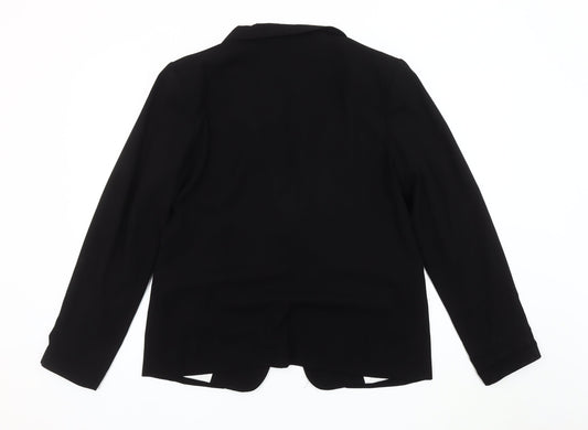 Dorothy Perkins Women Black Blazer Size 14 UK