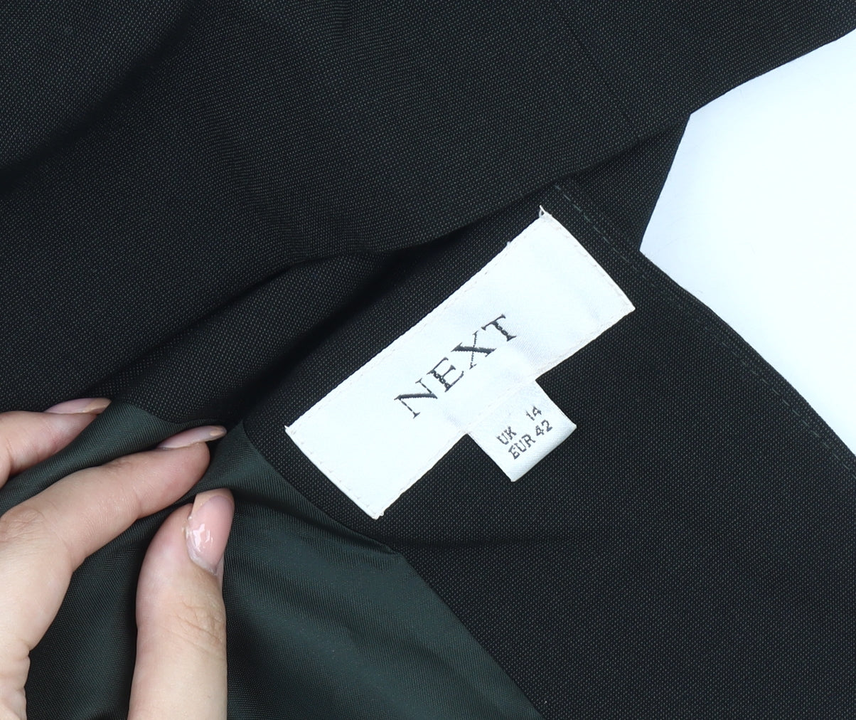 Next Women's Black Blazer Size 14 Classic Style